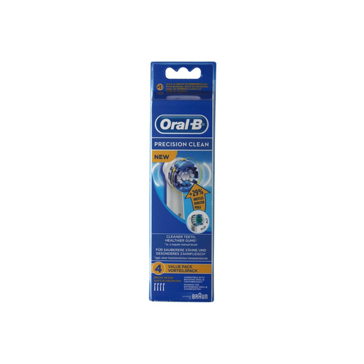Børste Oral-B Precision Clean 4 stk. pk