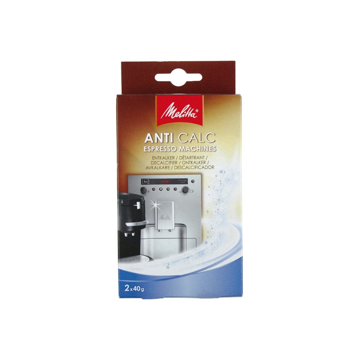 Avkalkningspulver Anti Calc Espresso 2 x 40