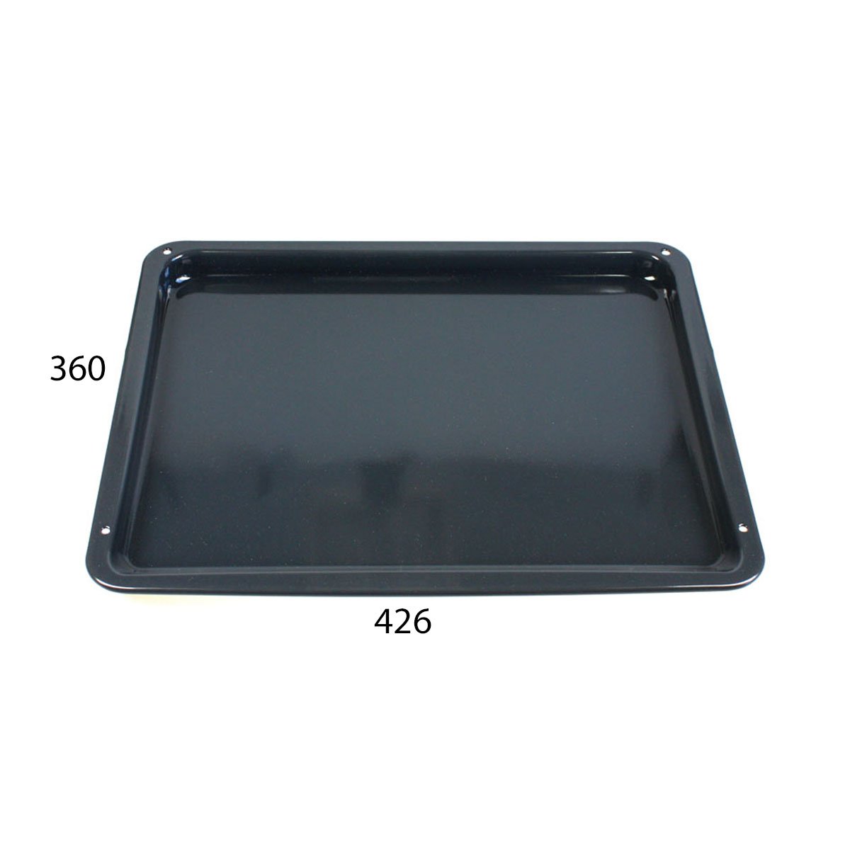 Bakeplate 426 x 360 x 23 mm.