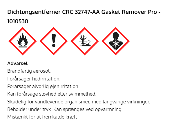 Dichtungsentferner CRC 32747-AA Gasket Remover Pro