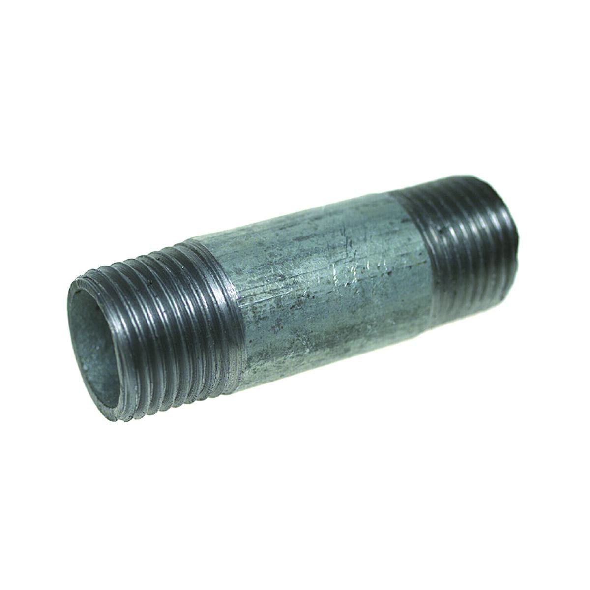 Nippelrør 1/2" 60 mm. galvanisertt