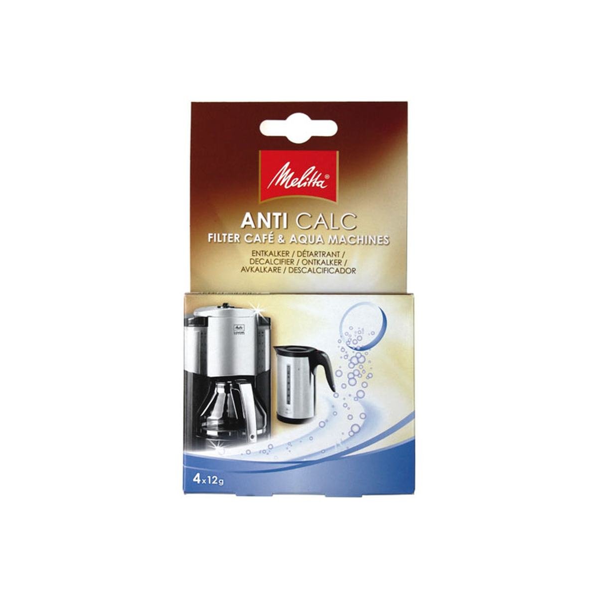 Afkalkningstabs Anti Calc 4 stk t. filterkaffemask