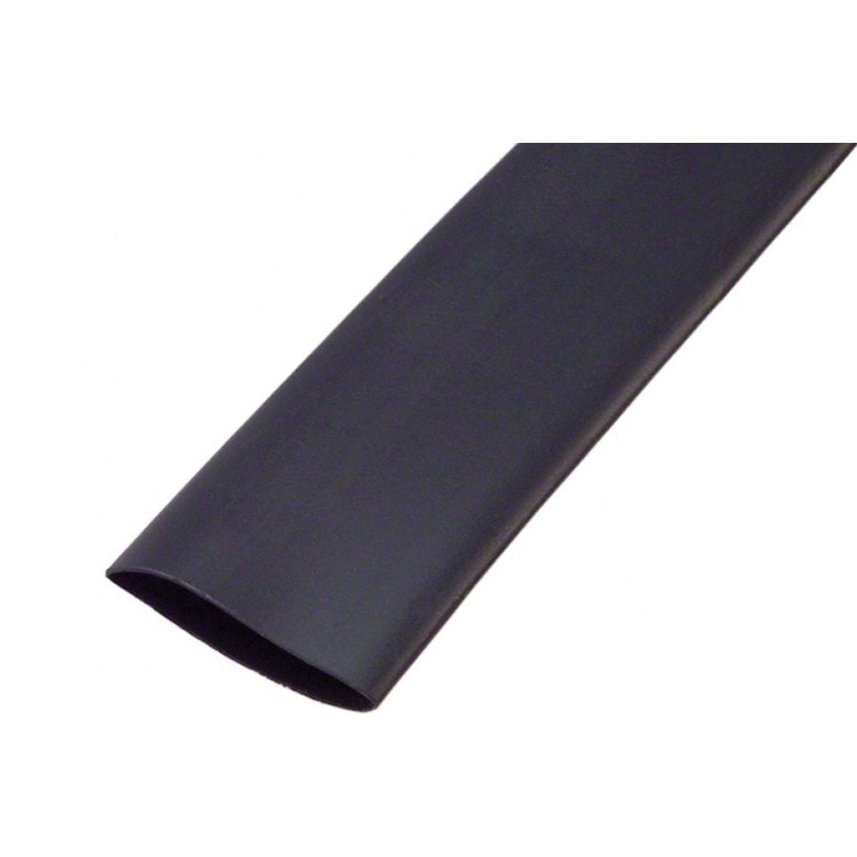 Krympflex med lim 18/6 mm. svart i påse med 1,2 me