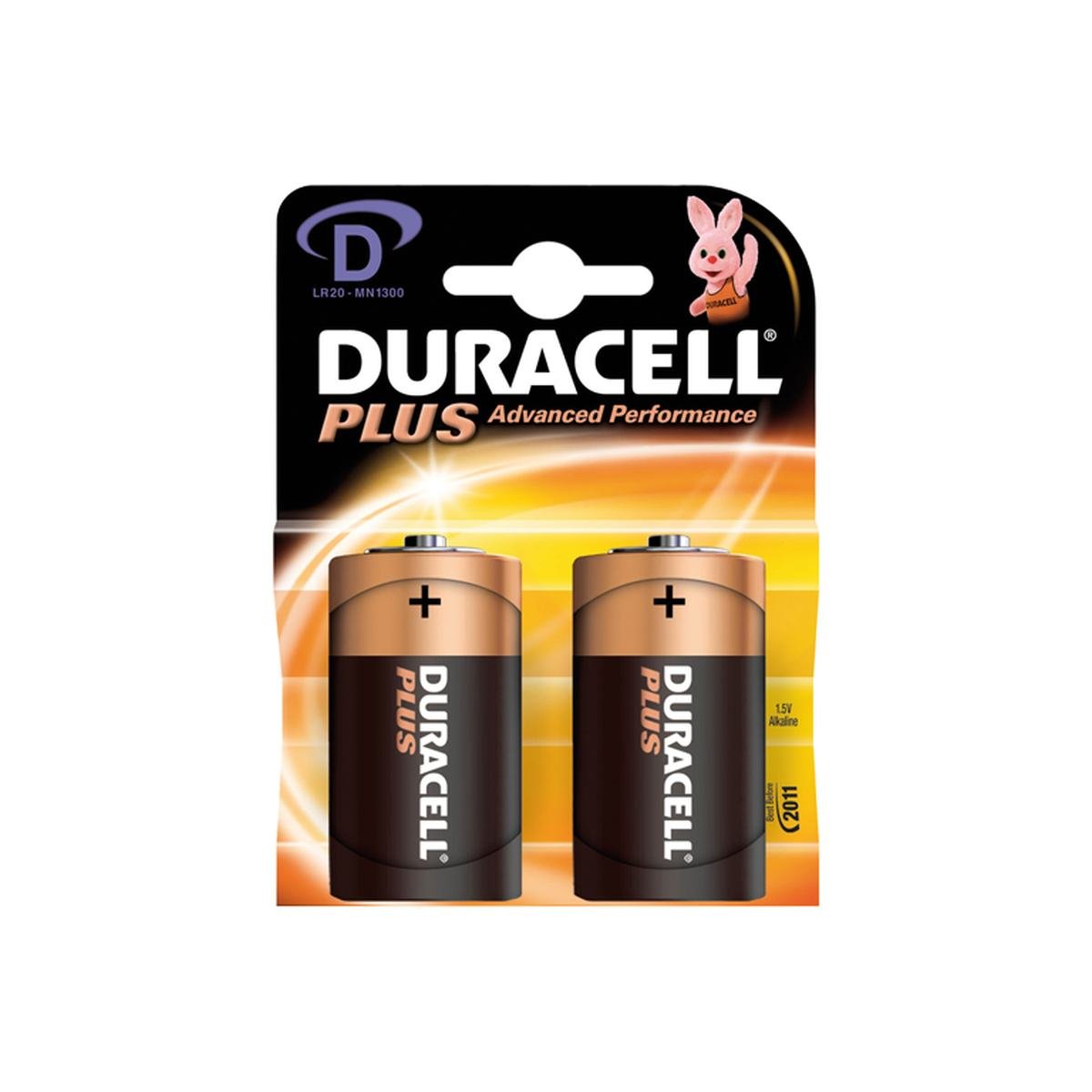 Batteri 1,5V Plus LR20 / D / Mono 2 stk. pakke - D