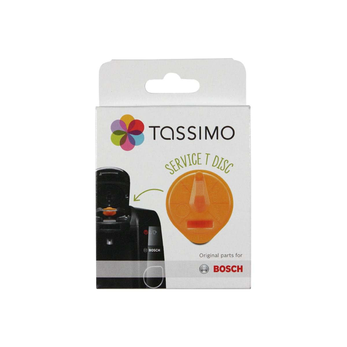 Service Tdisc orange till Tassimo kaffemaskine