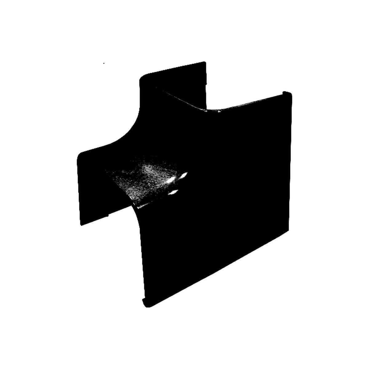 Hörn invendig 80 x 60 mm svart