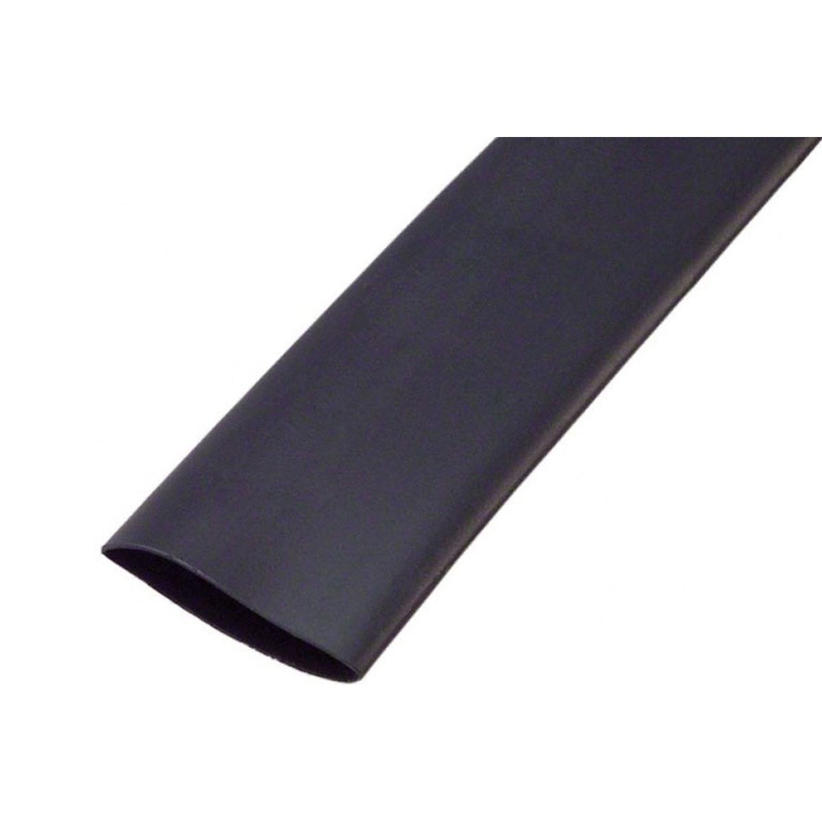 Krympflex med lim 24/8 mm. svart i påse med 1,2 me